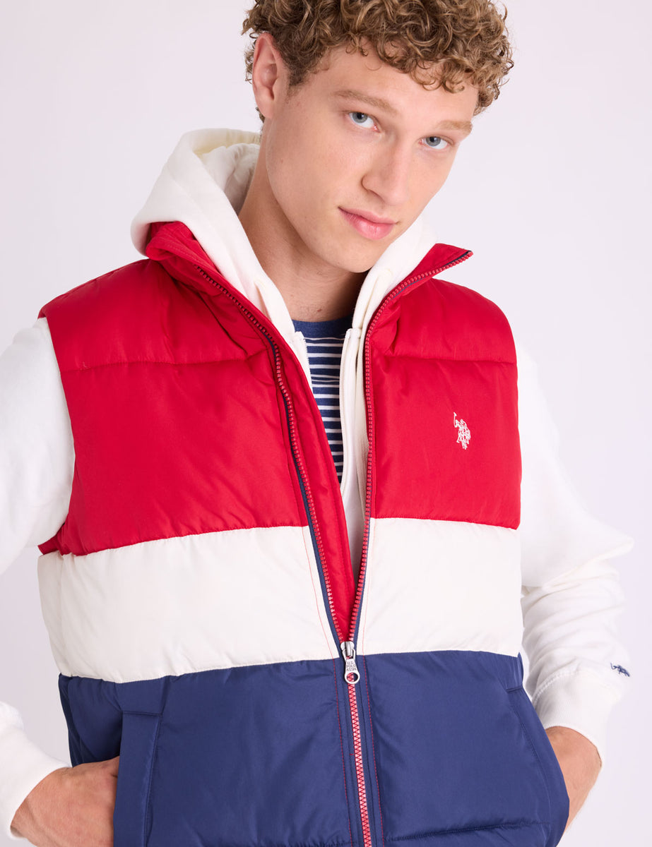 TRI COLORBLOCK VEST– U.S. Polo Assn.