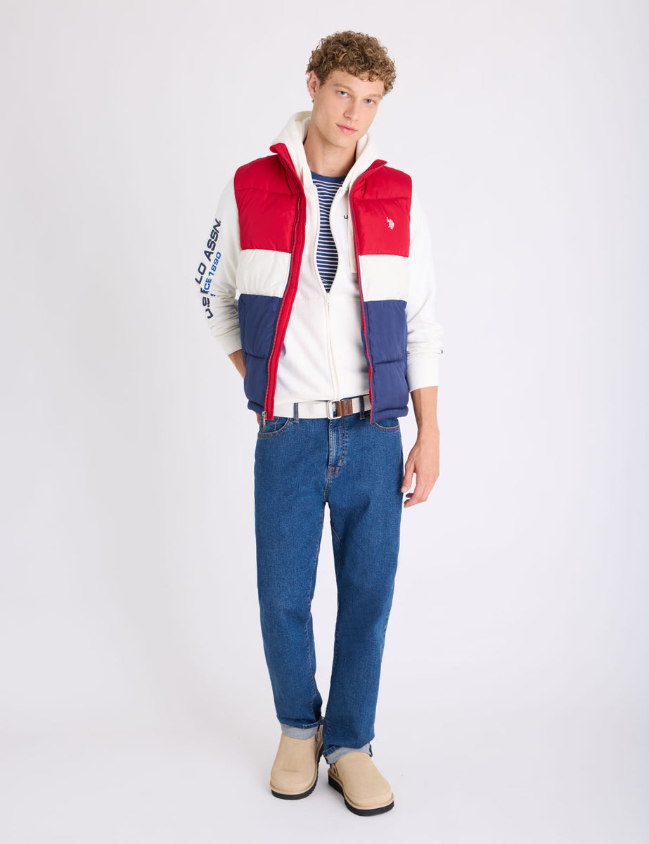 TRI COLORBLOCK VEST– U.S. Polo Assn.