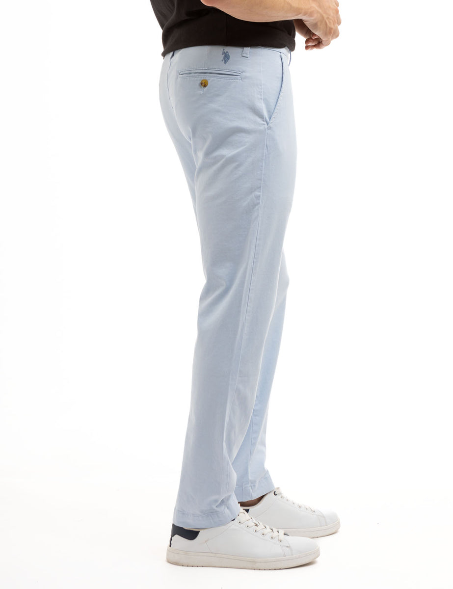 slim fit dress slacks Ralph Lauren Trim Fit Tangerine Orange Corduroy Flat Front Cotton Pants main image 0