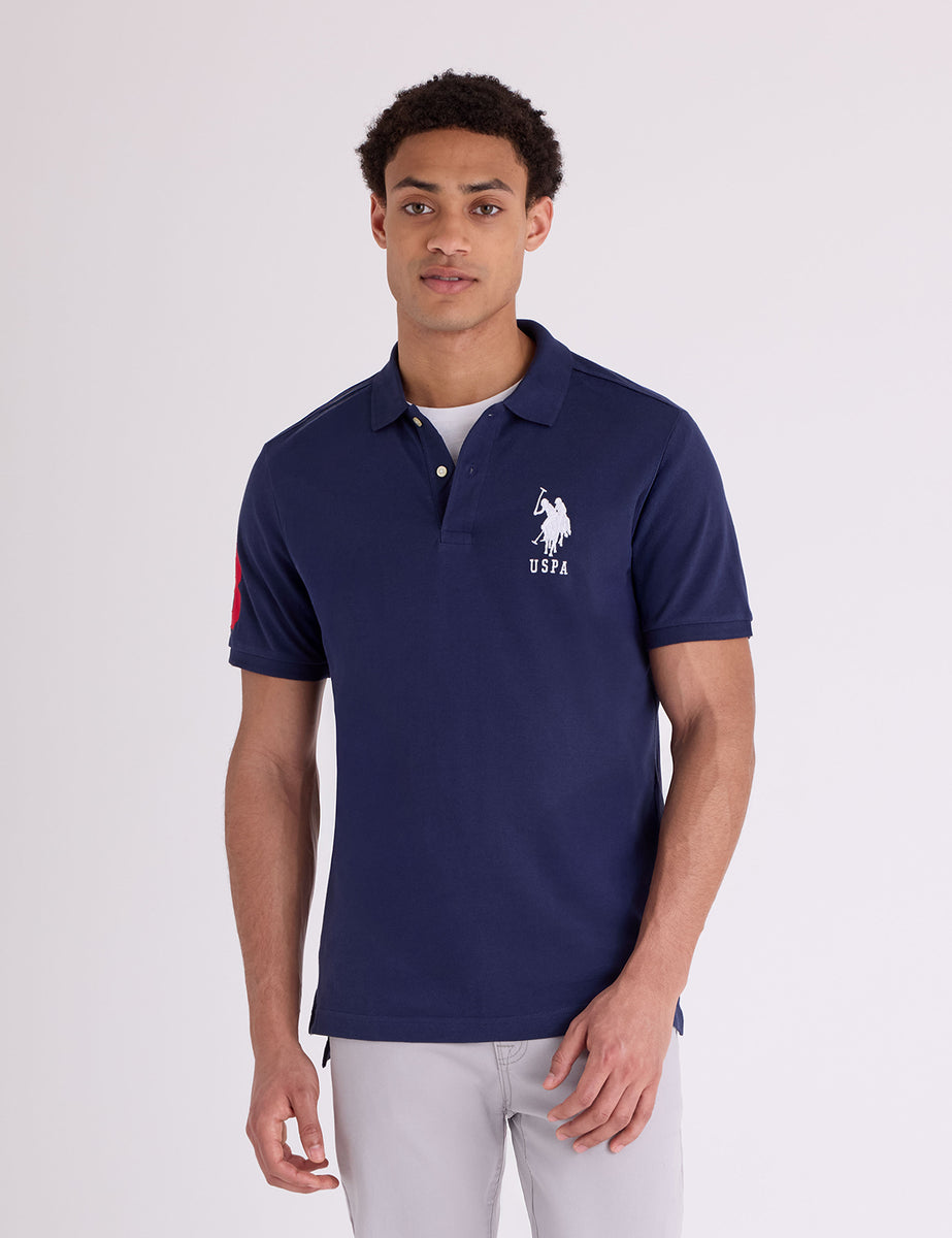 BIG LOGO SOLID POLO SHIRT– U.S. Polo Assn.