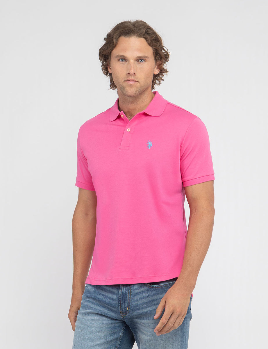 SOLID INTERLOCK POLO SHIRT– U.S. Polo Assn.