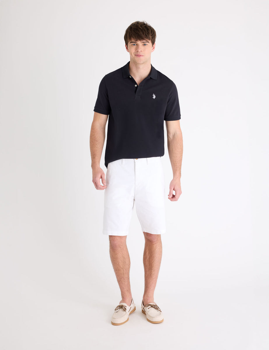 SOLID PIQUE SMALL LOGO POLO SHIRT– U.S. Polo Assn.