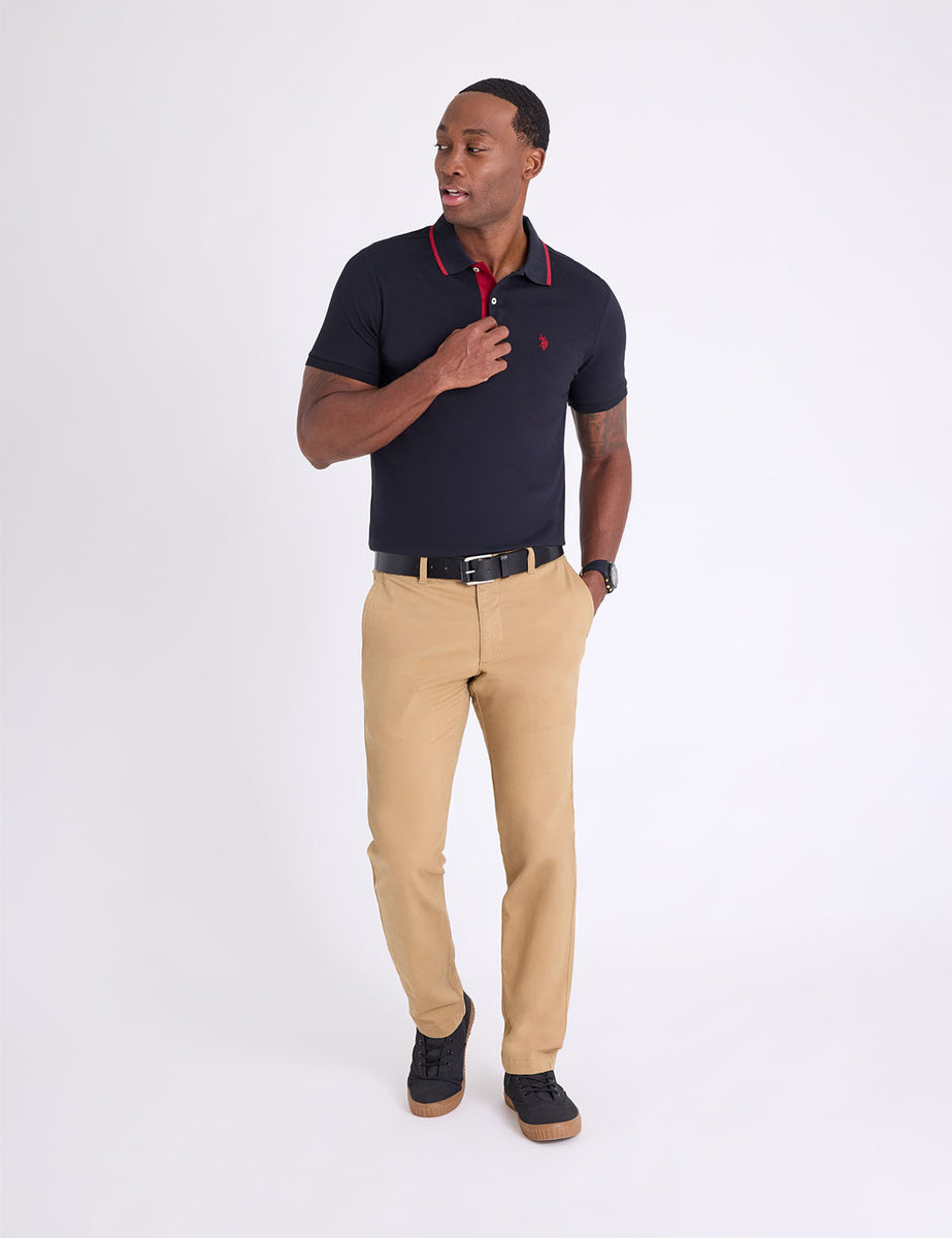 polo shirt and dress pants Threshold Knit Slim Fit Pocket(s) The Best Polo Shirts for