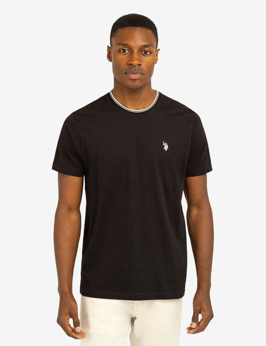 TIPPED CREW NECK COLLAR T-SHIRT– Polo