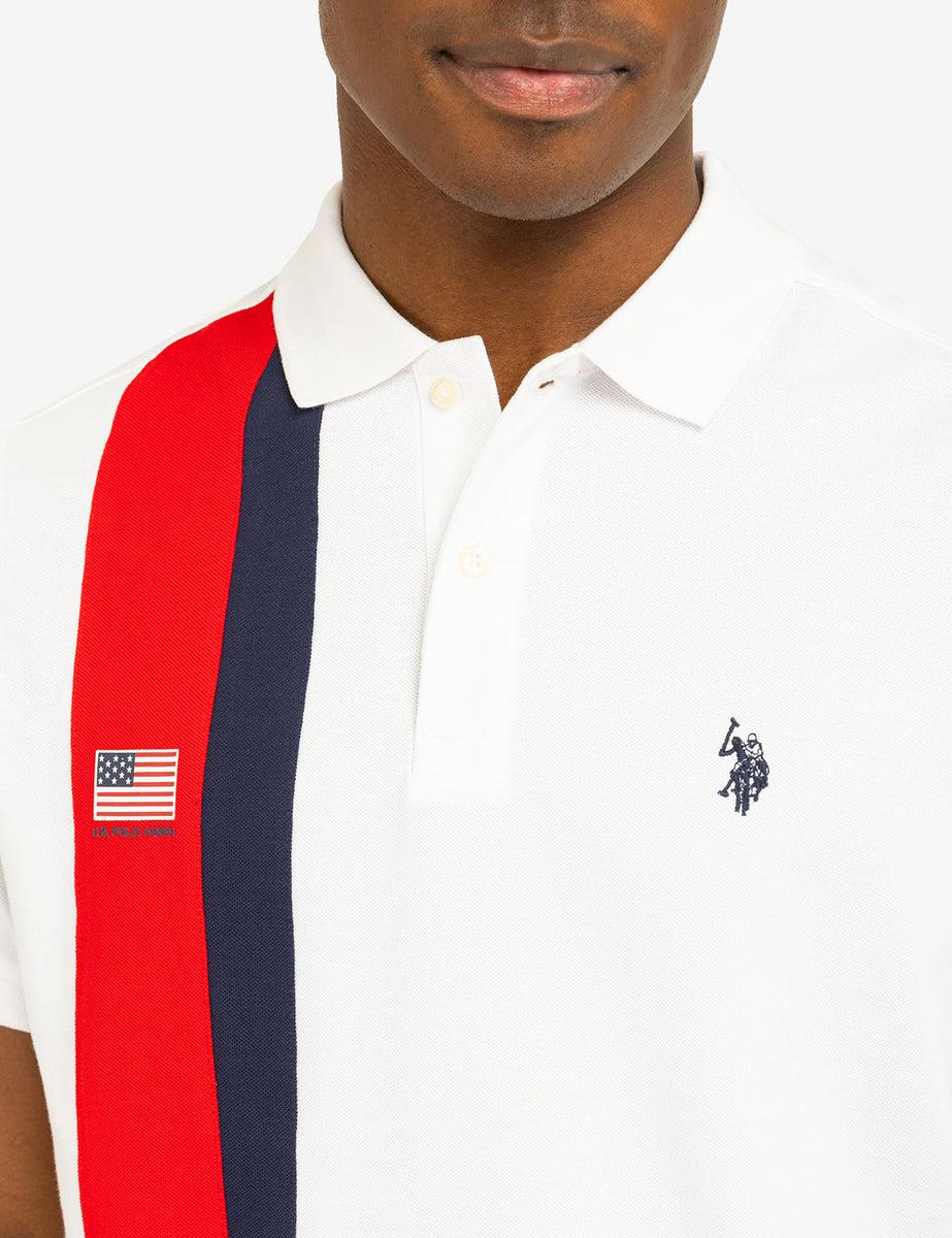 Gant Multi Block Pique Relaxed Fit Polo Tshirt