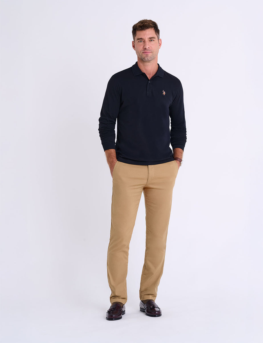 Stretch Twill SLIM Staight Chino Pants CLUB NAVY / 33 / 32 Stretch Twill SLIM Staight Chino Pants CLUB NAVY / 33 / 32