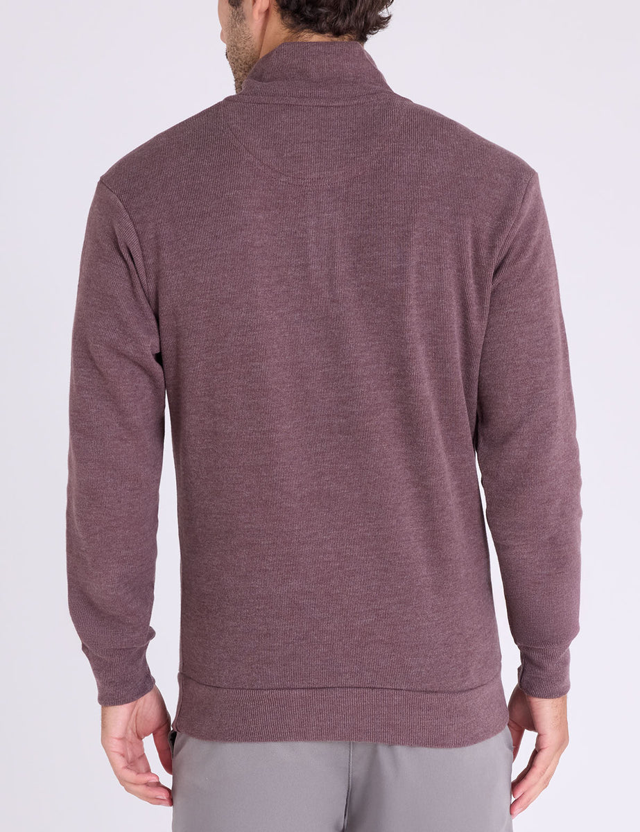 1/4 ZIP MOCK NECK FLATBACK PULLOVER– U.S. Polo Assn.
