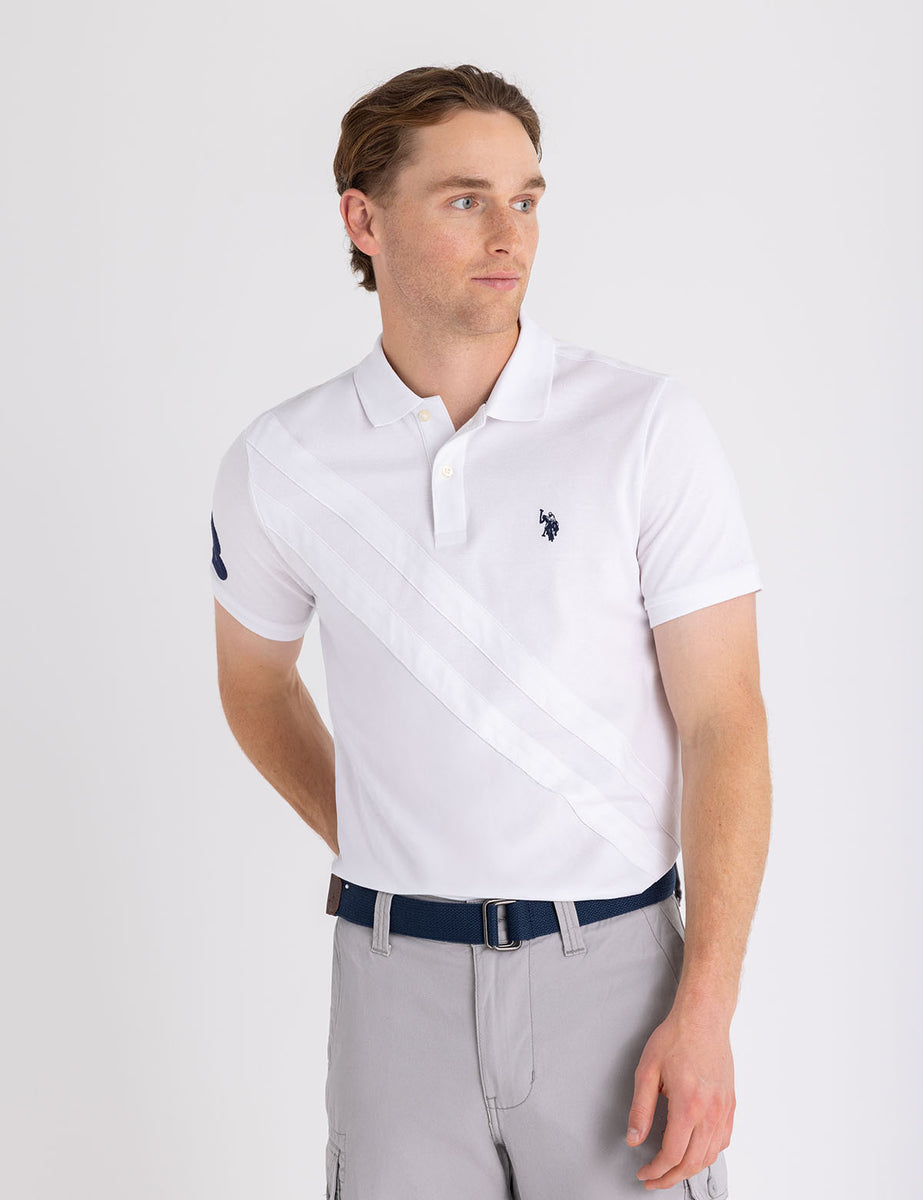 JERSEY DOUBLE SASH POLO SHIRT– U.S. Polo Assn.
