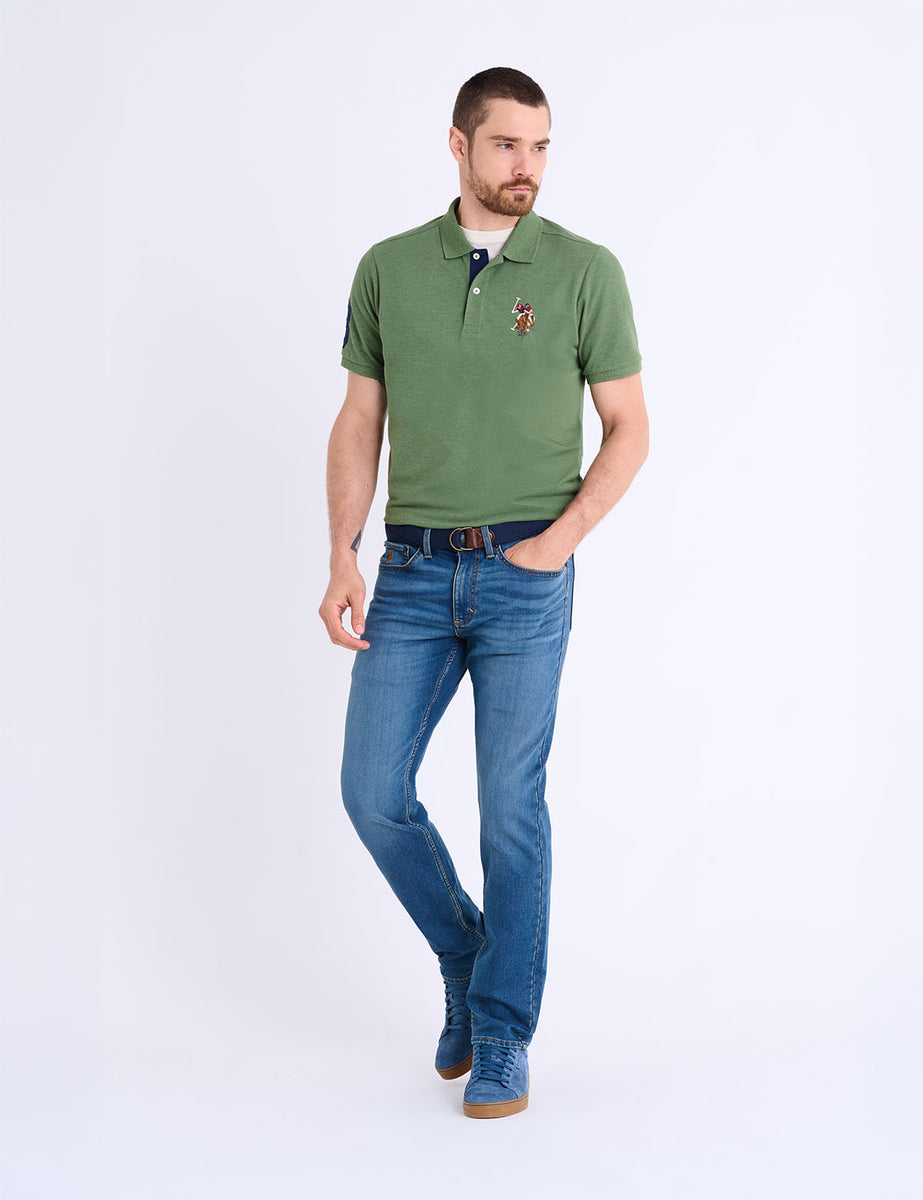 5 POCKET STRETCH SLIM STRAIGHT SUPER SOFT JEANS– U.S. Polo Assn.