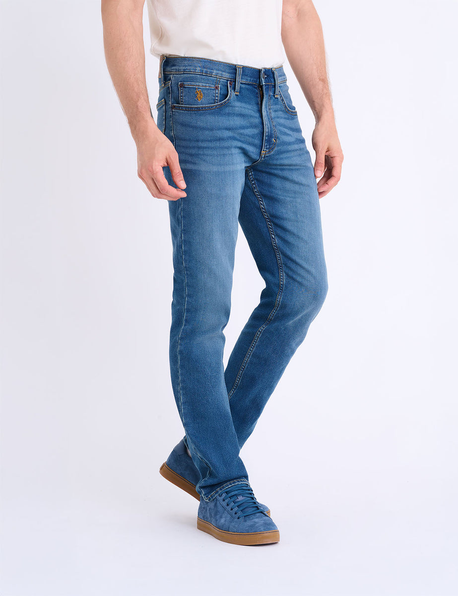 5 POCKET STRETCH SLIM STRAIGHT SUPER SOFT JEANS– U.S. Polo Assn.