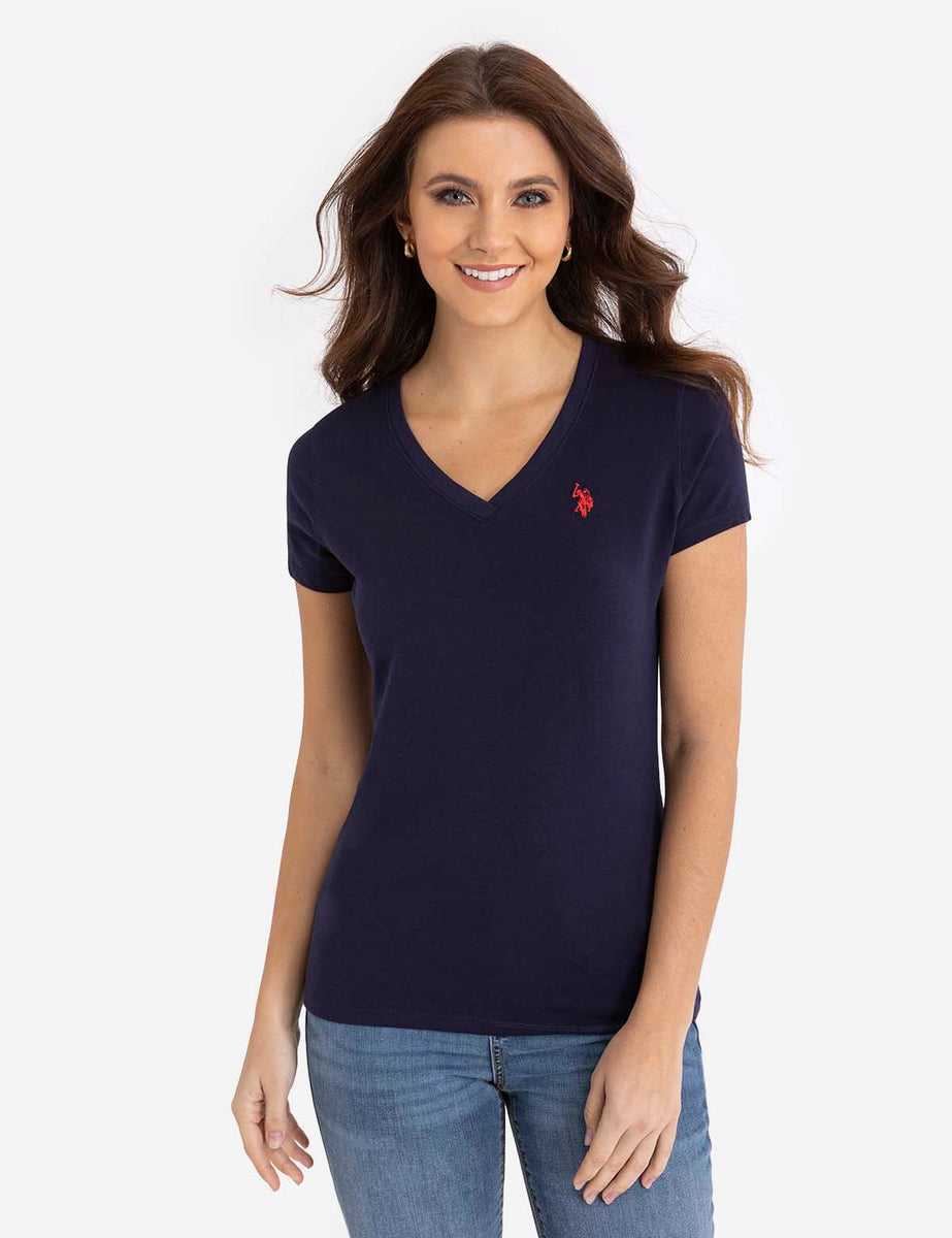 V-NECK T-SHIRT– Polo - Main Image