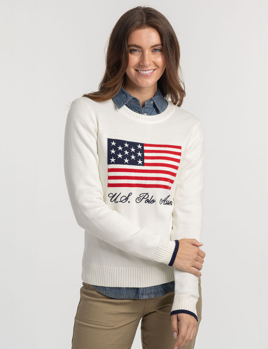 Polo Assn Jumper Us FLAG CREW NECK SWEATER– Polo - Main Image