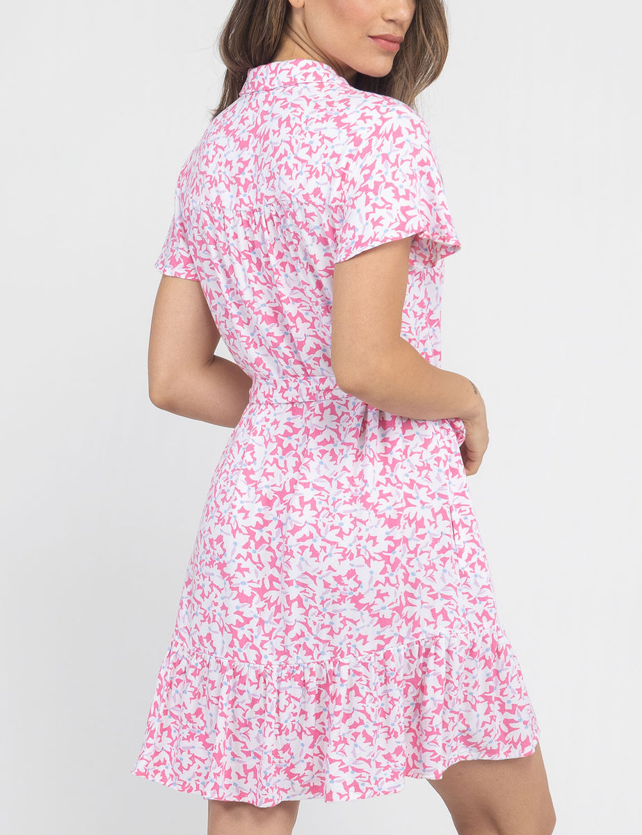 DAISY PRINTED FLOUNCE DRESS– U.S. Polo Assn.