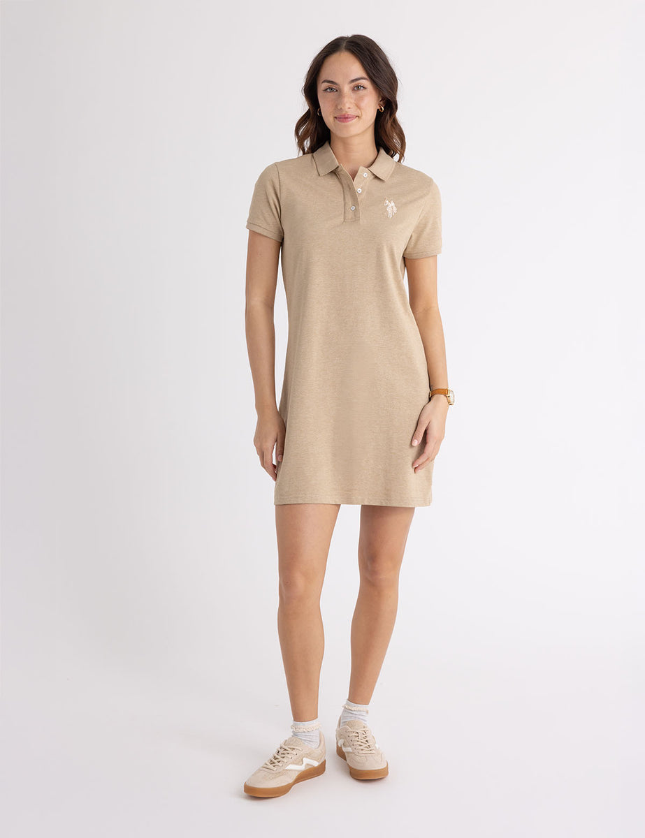 French Sleeve Polo Mini Dress M 新品　未使用 herlipto French Sleeve Polo Mini Dress M