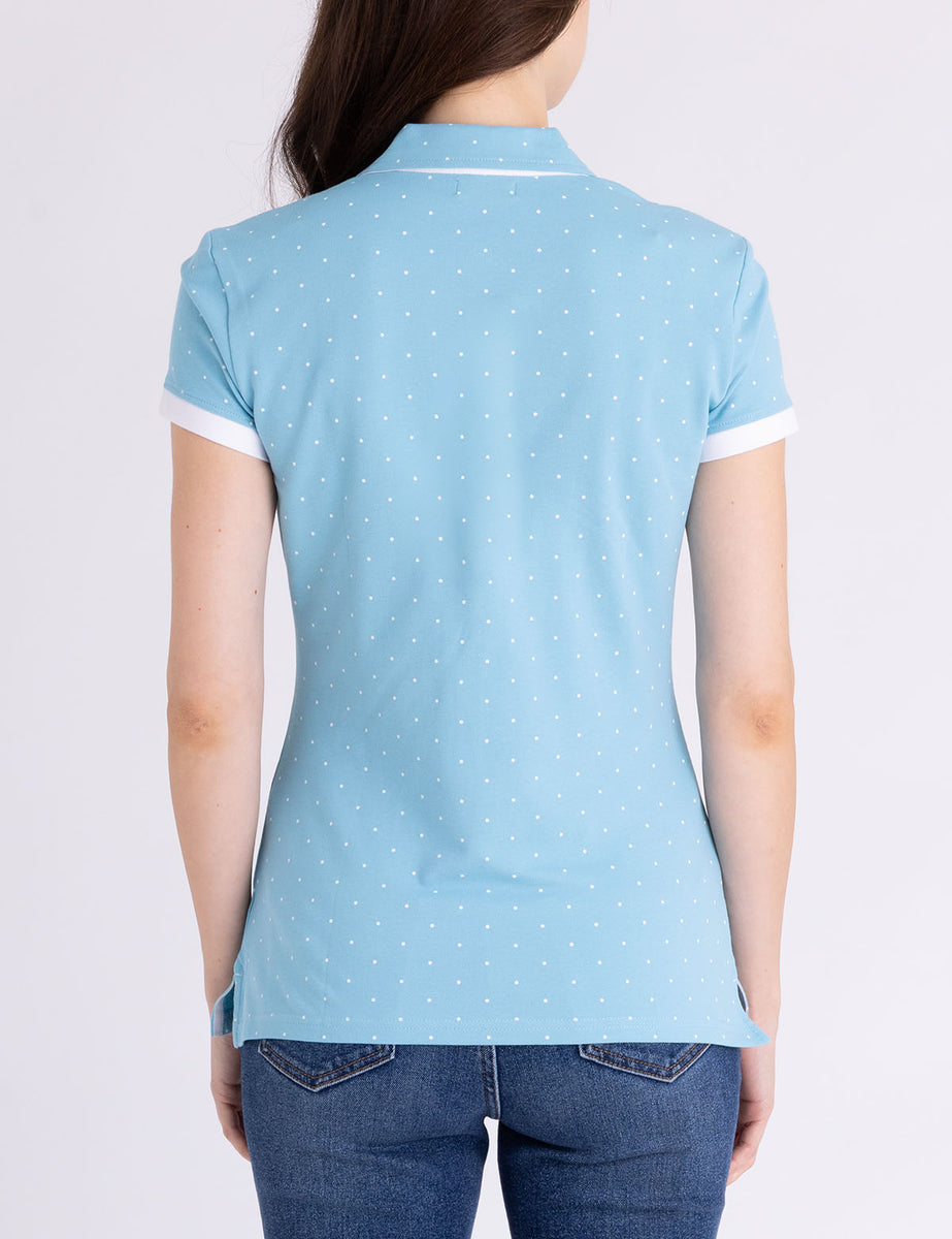 DOT PRINT COLLEGIATE POLO SHIRT– U.S. Polo Assn.