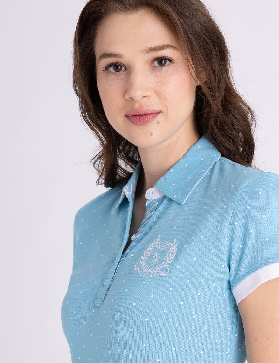 DOT PRINT COLLEGIATE POLO SHIRT– U.S. Polo Assn.