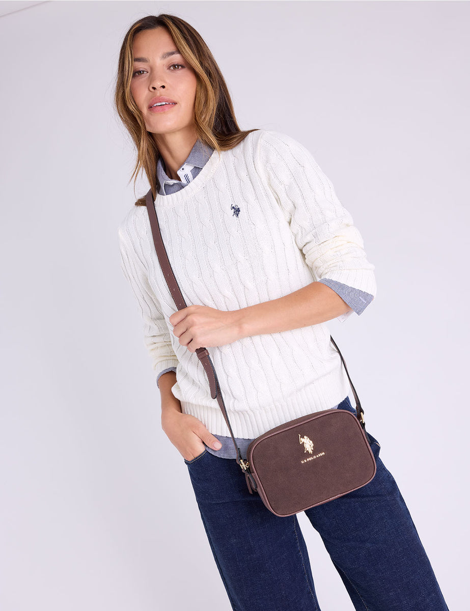 SUEDE CROSSBODY BAG– Polo