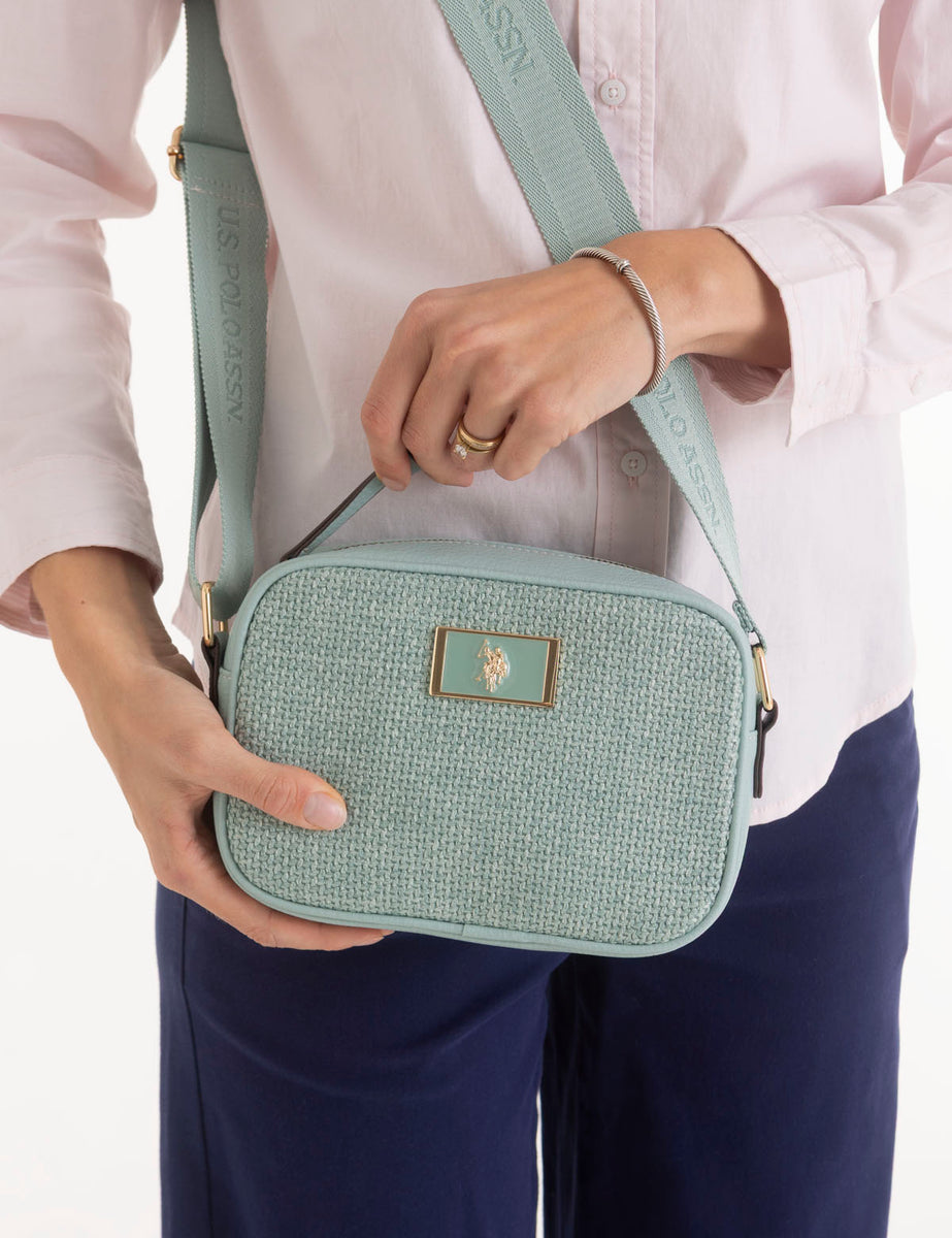 WOVEN TWEED CROSSBODY BAG– U.S. Polo Assn.