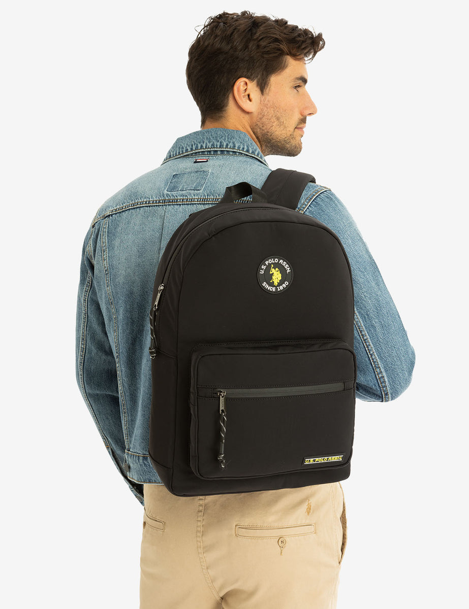 MENS BLACK BACKPACK– Polo - Main Image