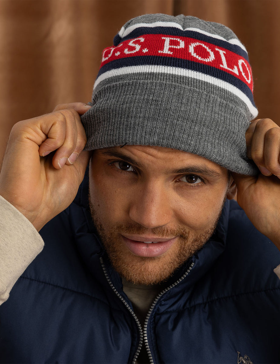 MENS WORDMARK FLEECE LINED BEANIE– U.S. Polo Assn.