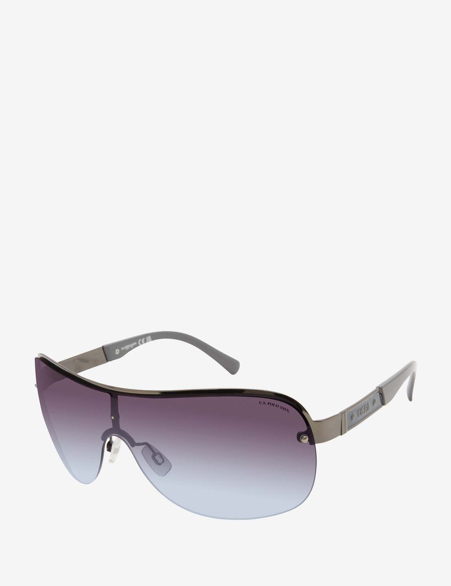 polo goggles MENS PROTECTIVE SHIELD SUNGLASSES– U.S. Polo Assn