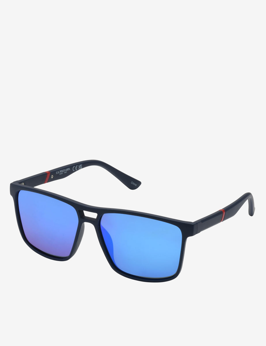 MEN'S POLARIZED SPORT RECTANGULAR SUNGLASSES– Polo