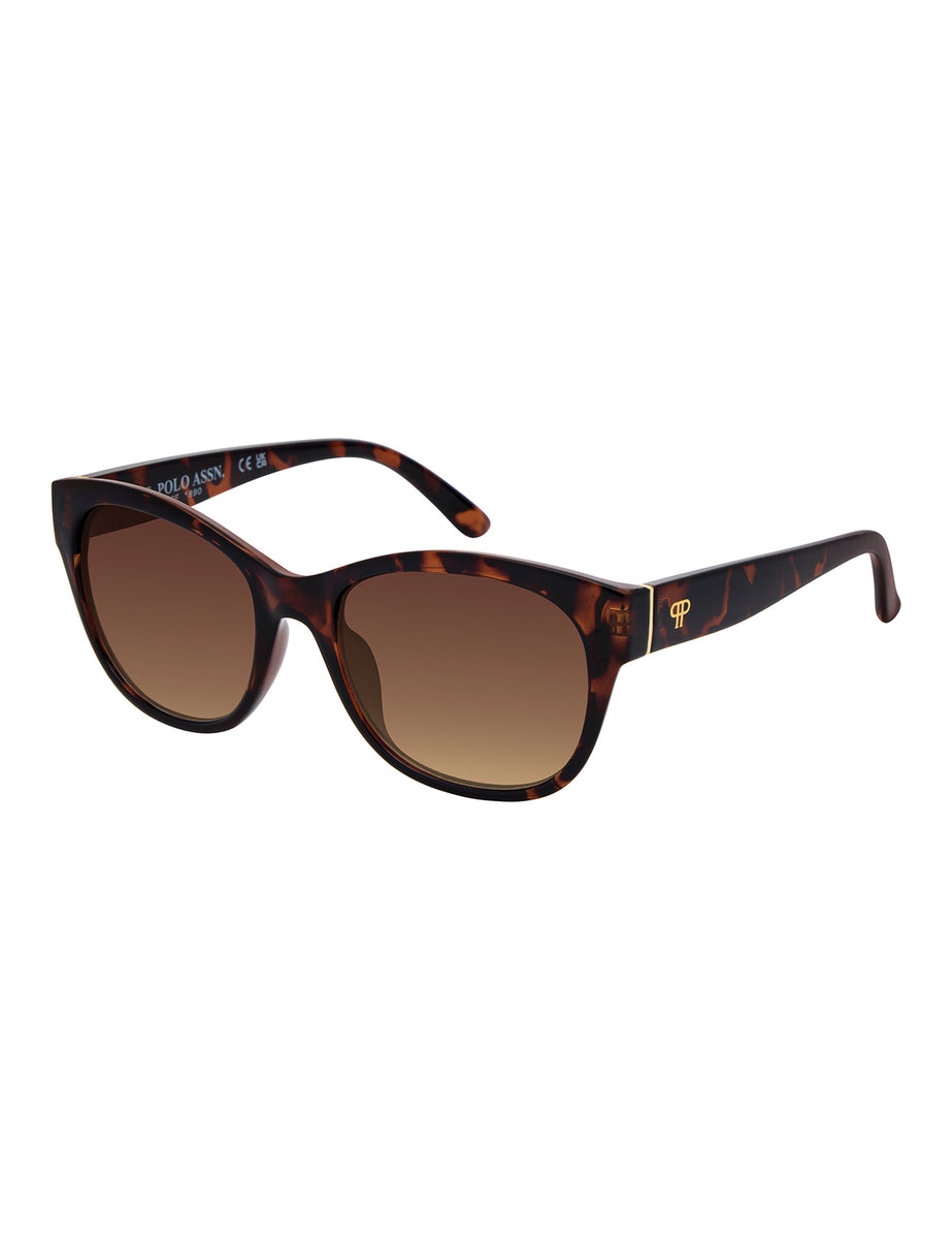 LADIES TEMPLE WAYFARER SUNGLASSES– U.S. Polo Assn