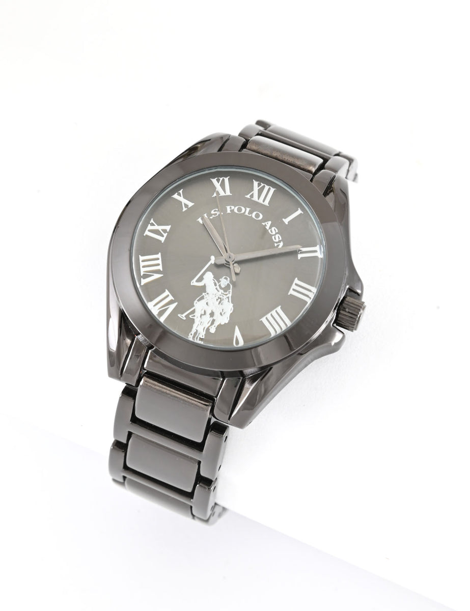 Us polo assn watch us 8139 store gunmetal