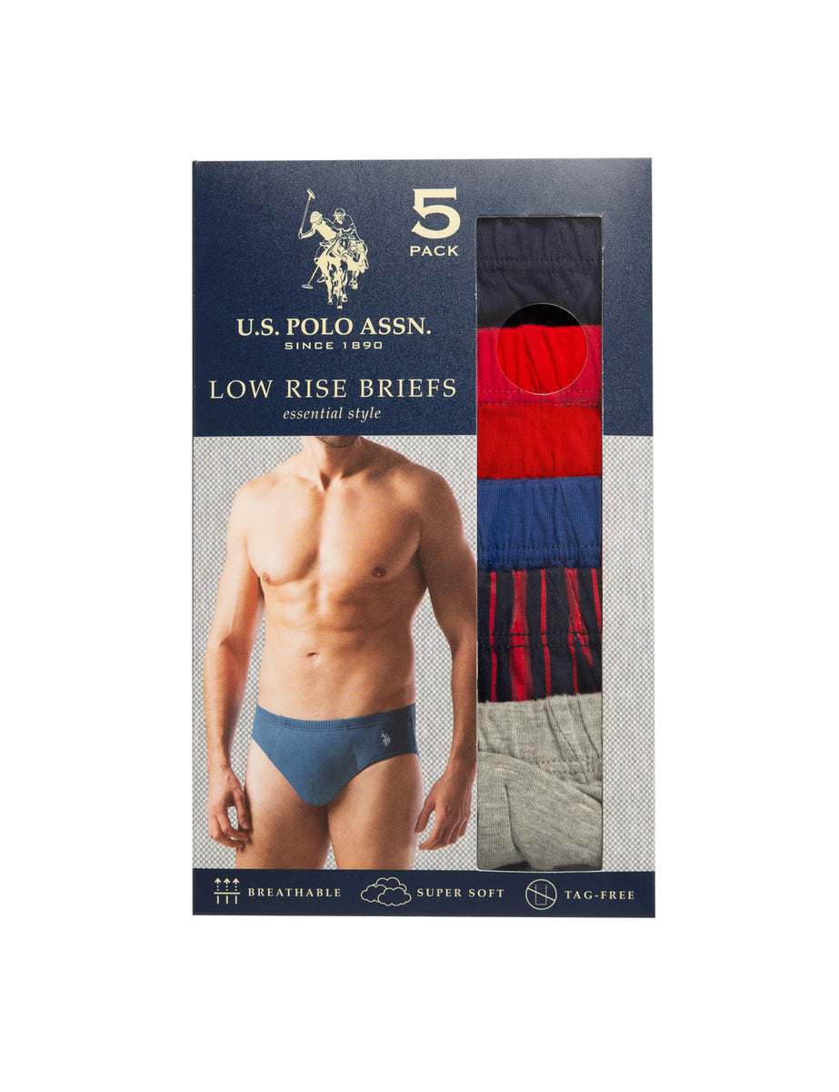 5 PACK LOWRISE BRIEFS– U.S. Polo Assn.