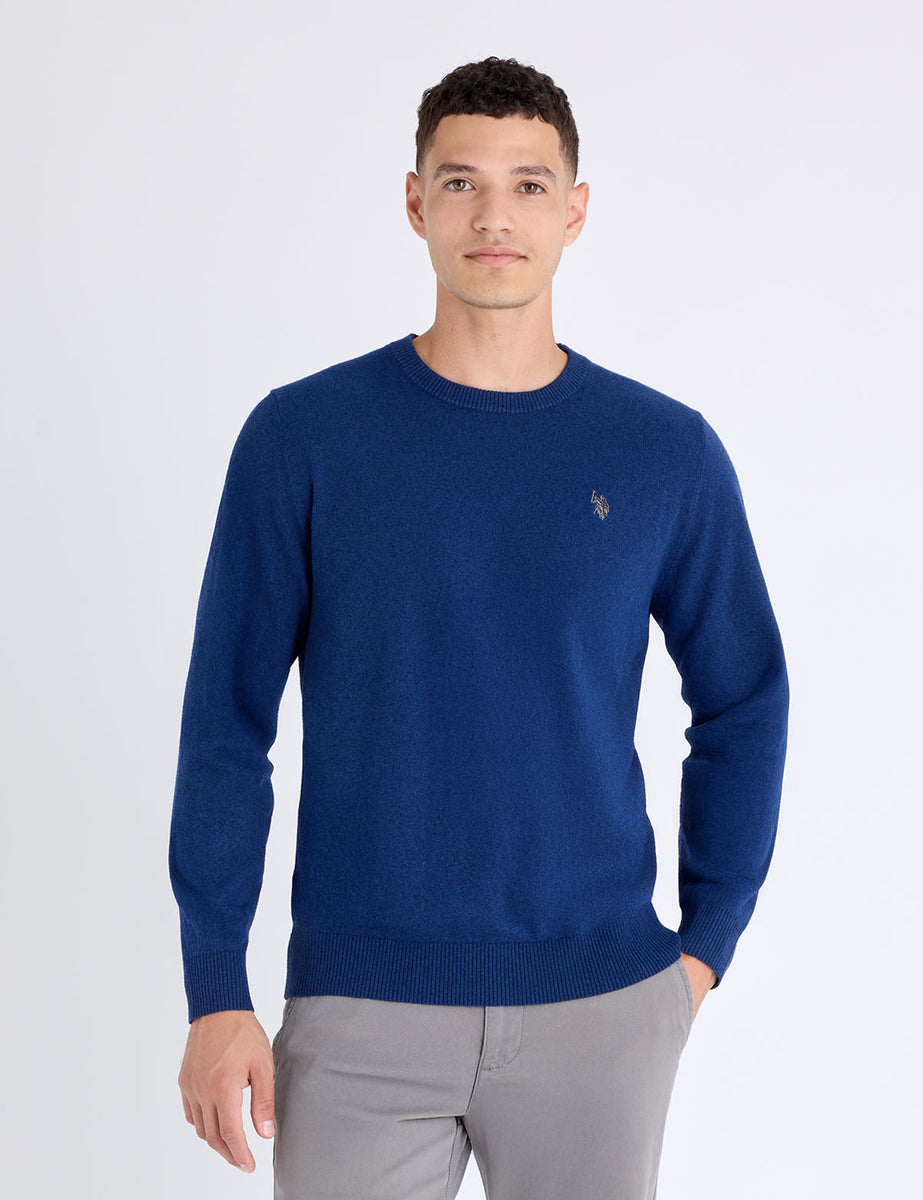 SOFT JERSEY CREW NECK SWEATER– U.S. Polo Assn.