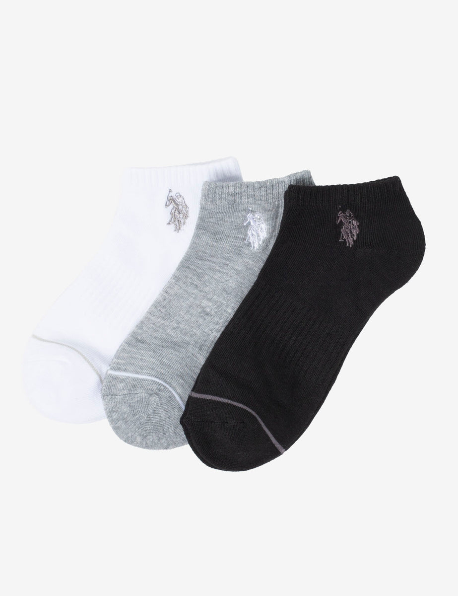 Ladies Cotton Rich Plain Ankle Socks – Pack Of 5 + 3 Bonus (8 Pairs Total) Size 4-7 Black-569939