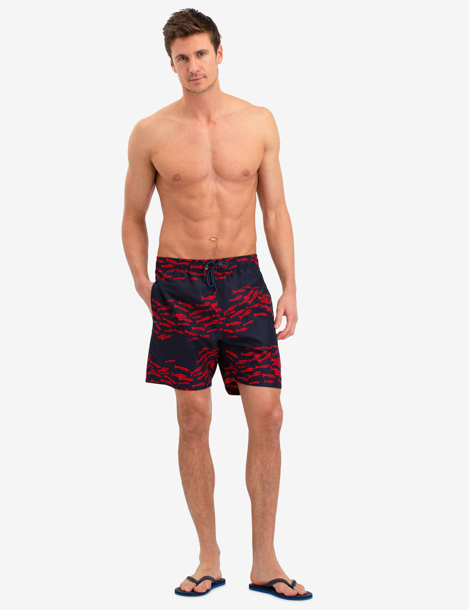FISH PATTERN SWIM TRUNKS U.S. Polo Assn.