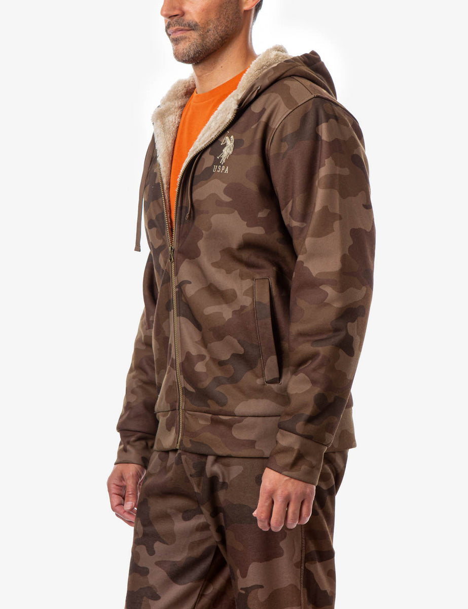 Hoodie discount camo polos