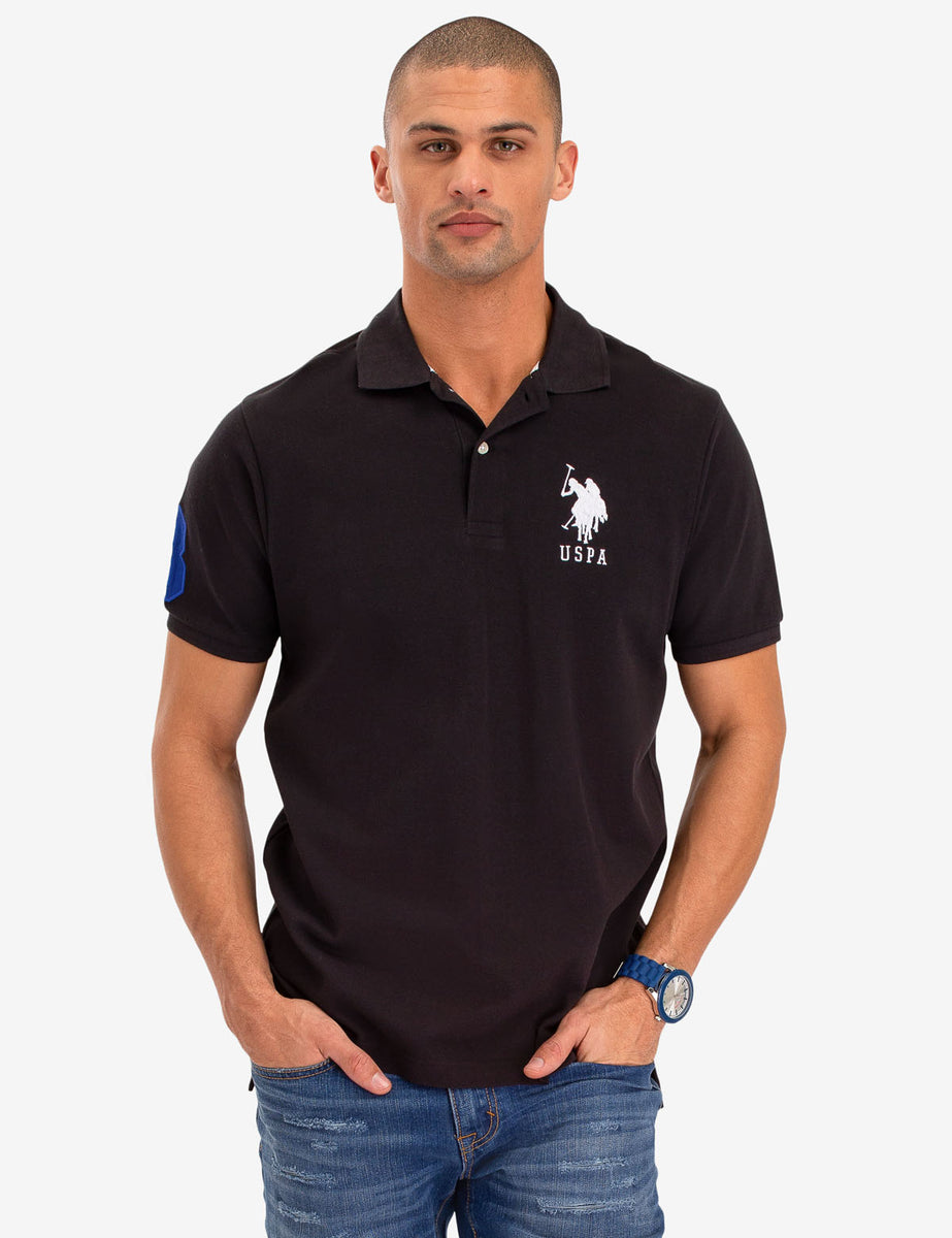 BIG LOGO SOLID POLO SHIRT– Polo