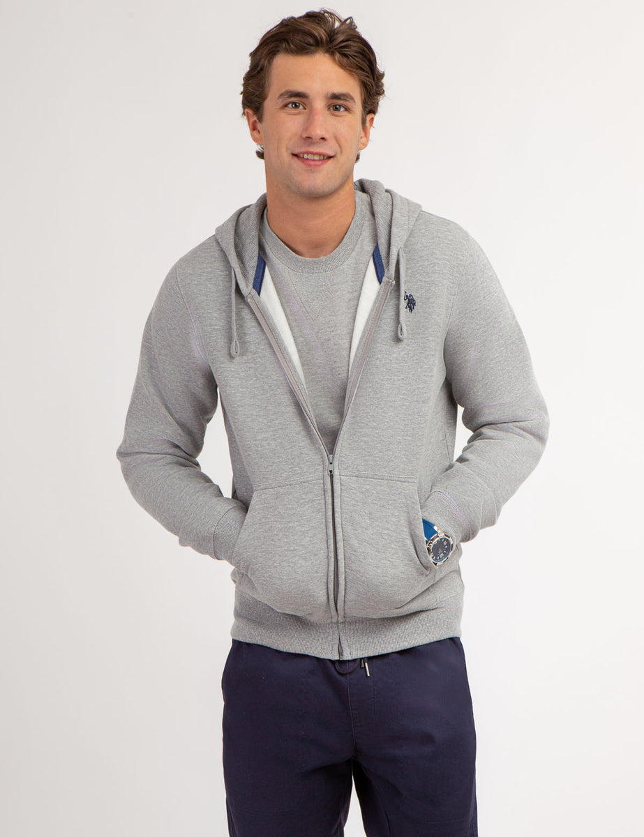 FULL ZIP LINED HOODIE– U.S. Polo Assn.