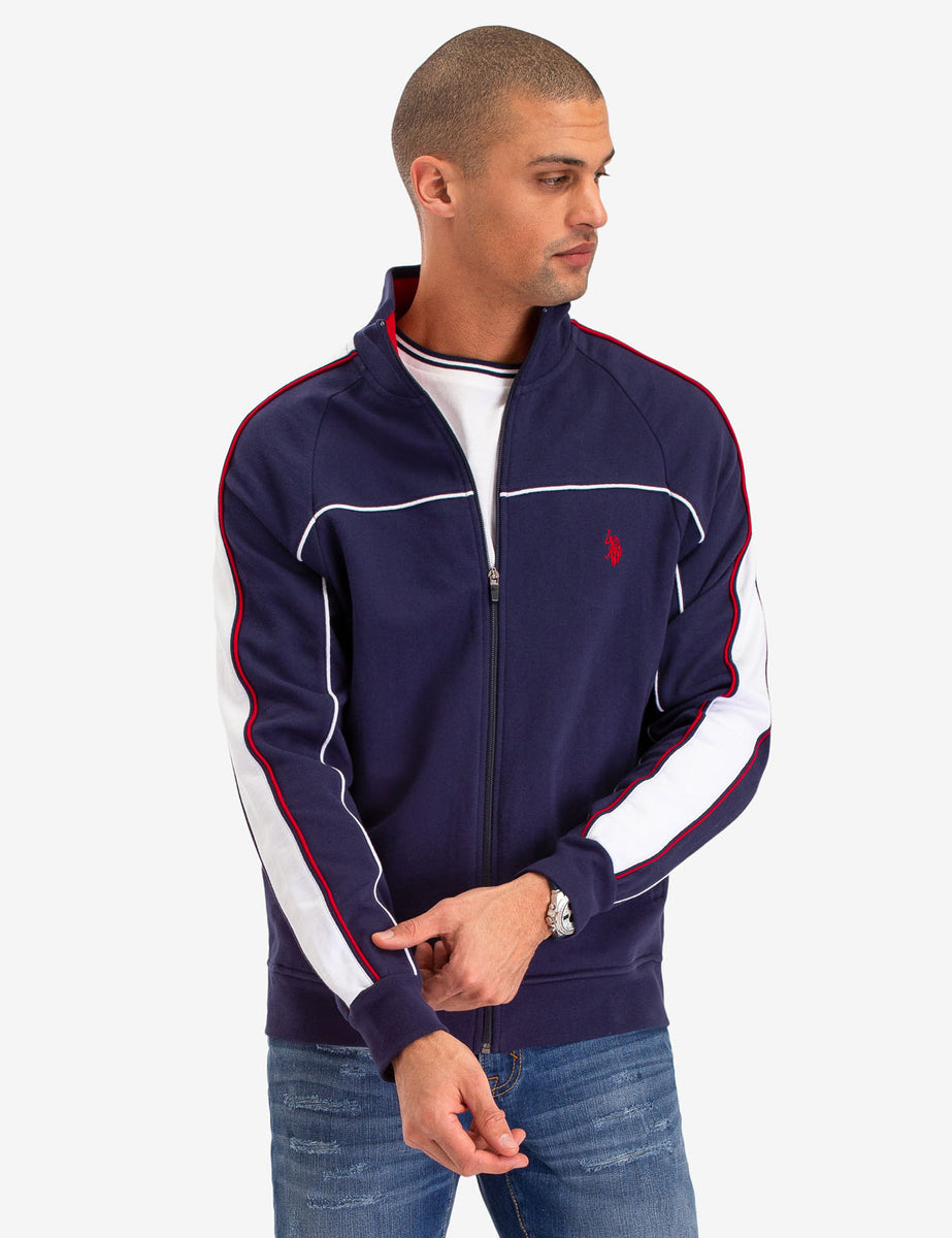 USPA TRACK JACKET WITH PIPING– U.S. Polo Assn.