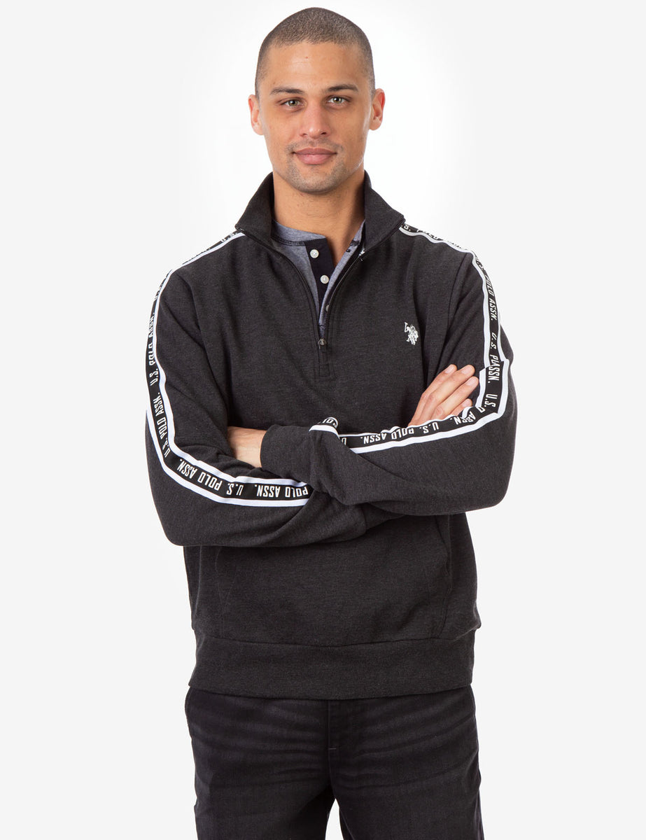 BLACK MALLET QUARTER ZIP PULLOVER U.S. Polo Assn.