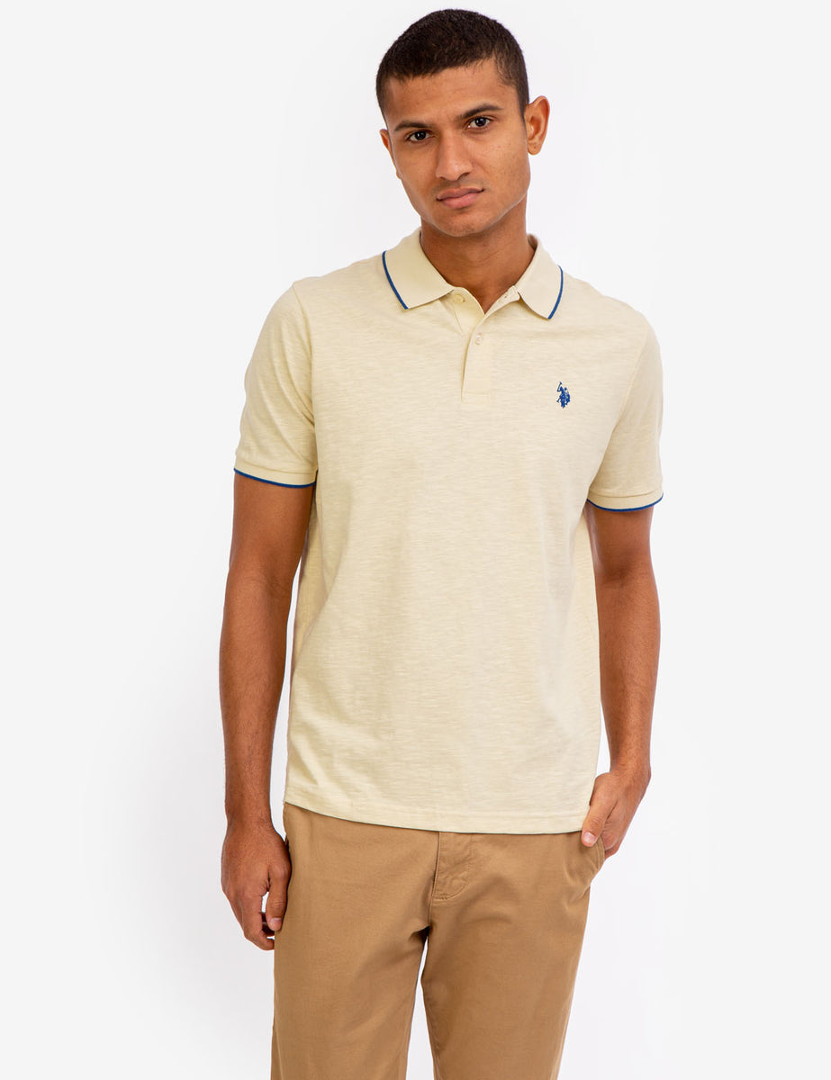 SLUB JERSEY POLO SHIRT