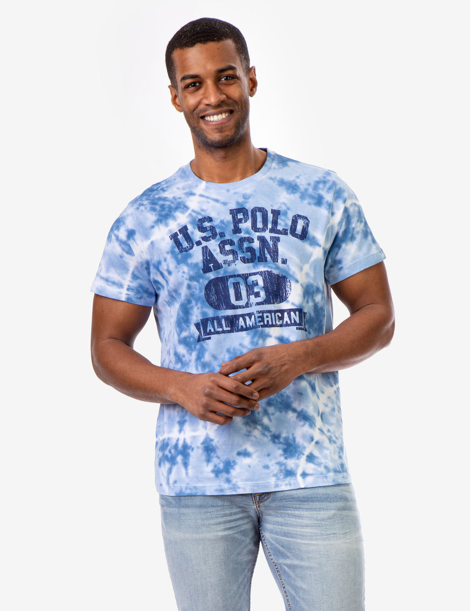 Polo tie outlet dye t shirt