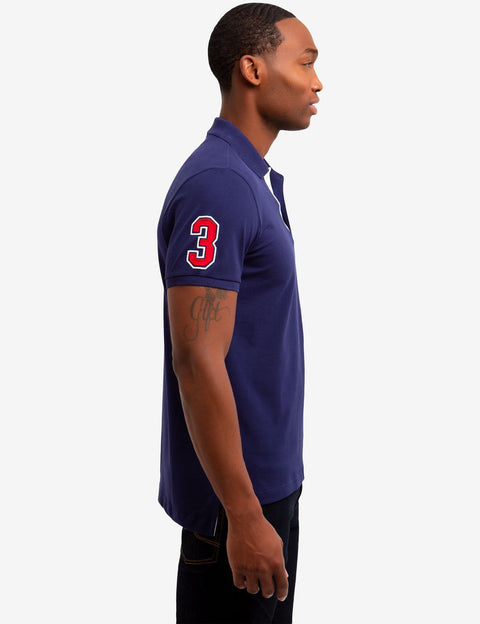 SLIM FIT STRETCH SOLID POLO SHIRT - U.S. Polo Assn.