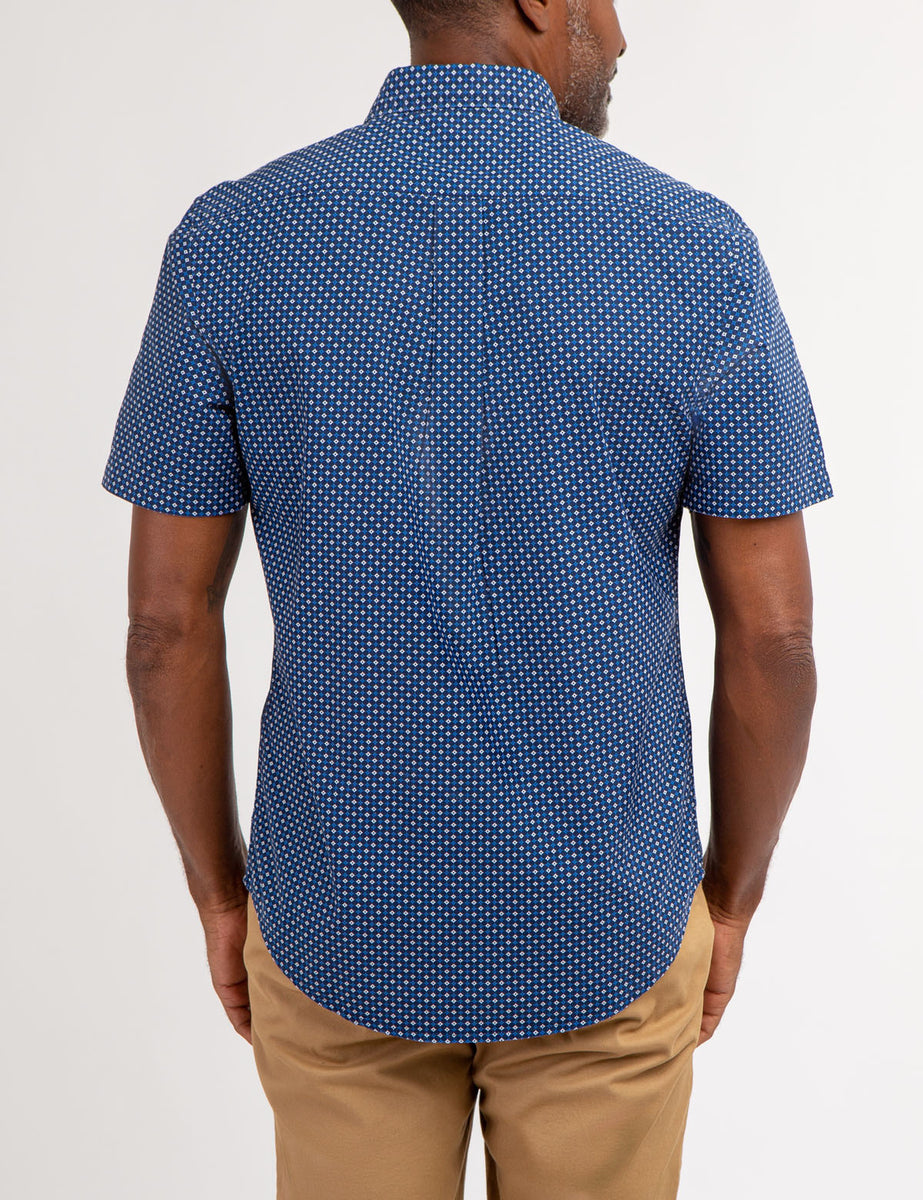 Manchester Polo Cool Free - Diamond Pattern - Short Sleeve