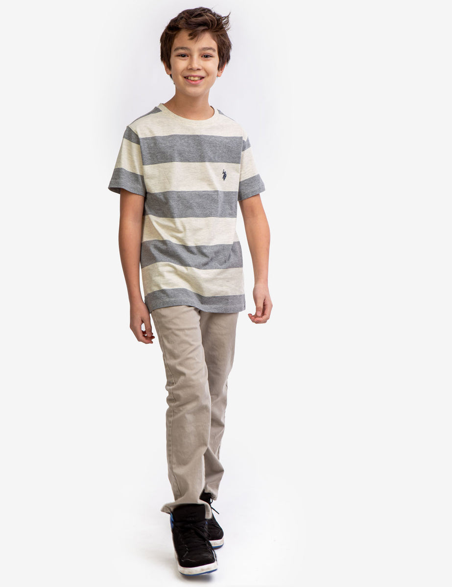 Volcom Boys Beauville Crew Striped Shirt - Modern Fit Casual Button-Up - View #10