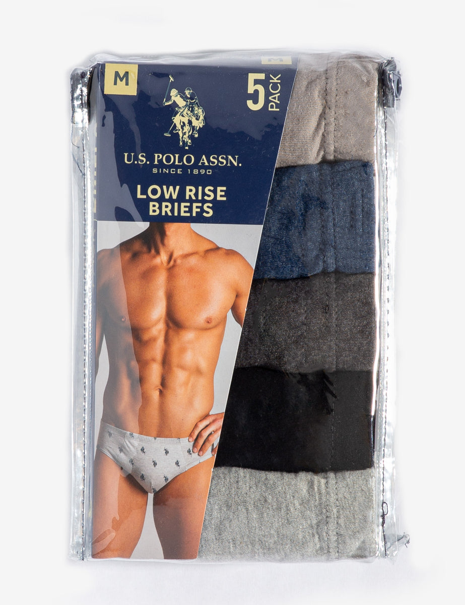 5 PACK LOW RISE BRIEFS