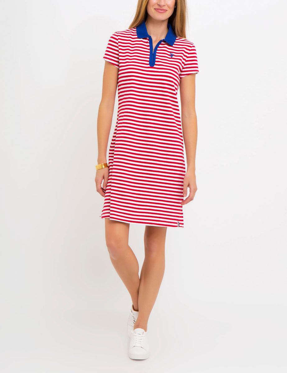 STRIPED POLO DRESS– U.S. Polo Assn