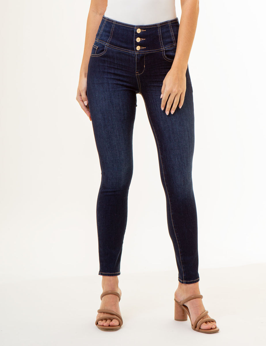 High Rise Corset Skinny Jeans Us Polo Assn 9586