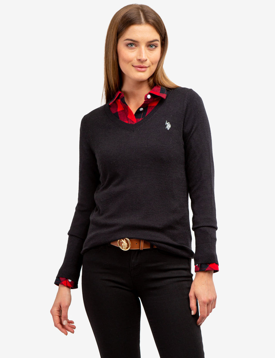 SOFT TOUCH V-NECK SWEATER