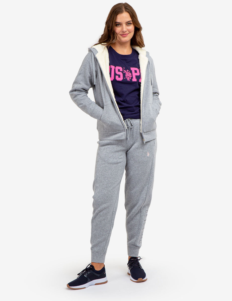 SHERPA LINED EMBOSSED HOODIEâ U.S. Polo Assn.