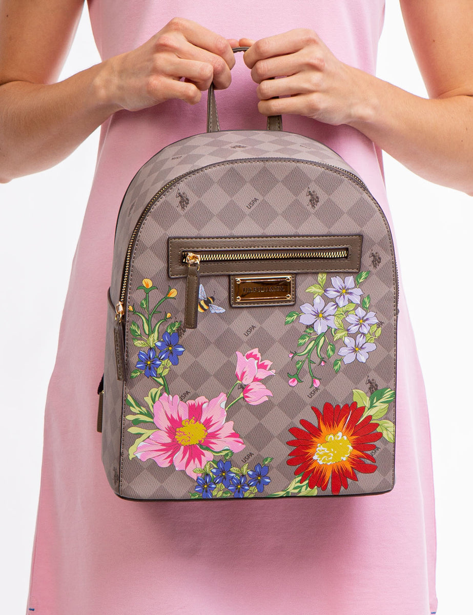 FLORAL DIAMOND BACKPACK– U.S. Polo Assn