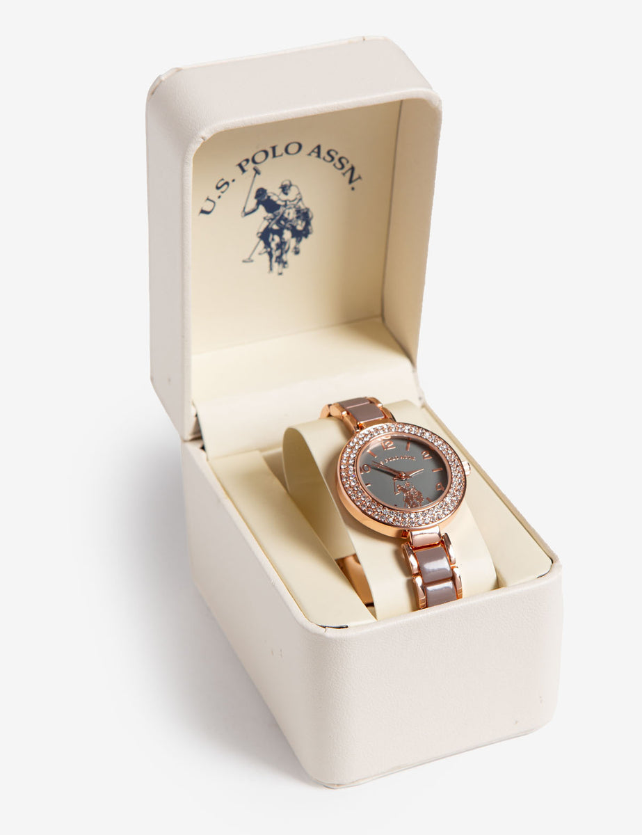 U.S Polo ASSN. LADIES BRACELET WATCH WITH CRYSTAL Amazon.com: U.S. Polo Assn. Women main image 2