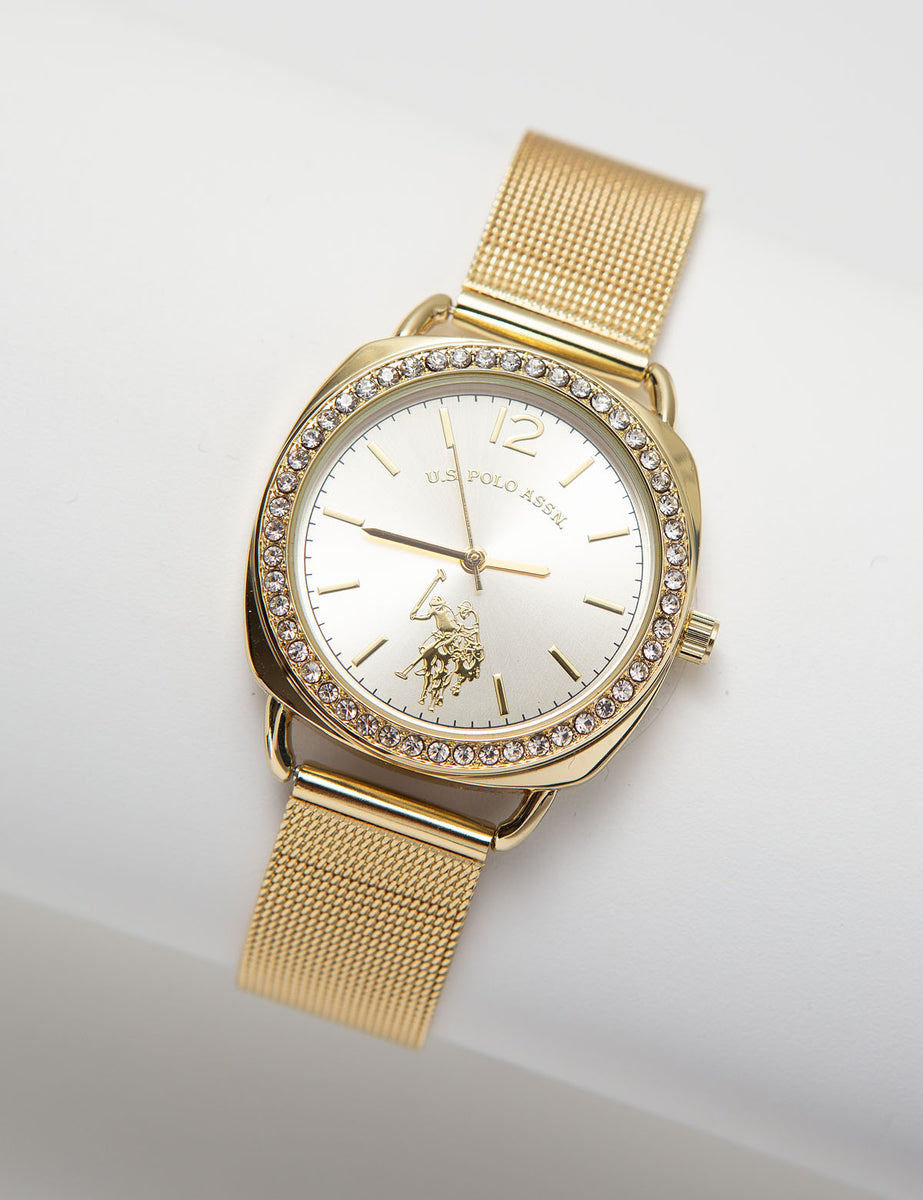 U.S. Polo Assn. Watch with Crystal Accents Amazon.com: U.S. Polo Assn. Women main image 4